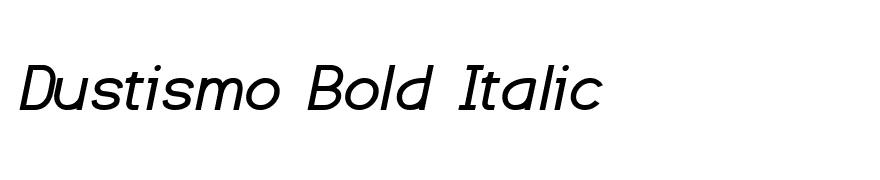 Dustismo Bold Italic