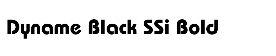 Dyname Black SSi Bold