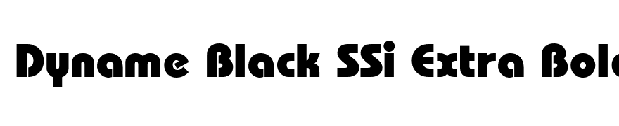 Dyname Black SSi Extra Bold