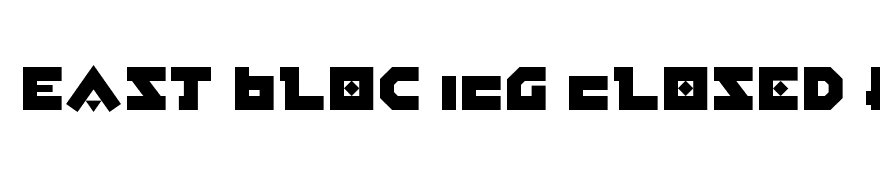 East Bloc ICG Closed Alt