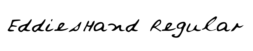 EddiesHand Regular