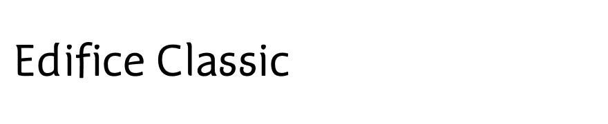 Edifice Classic