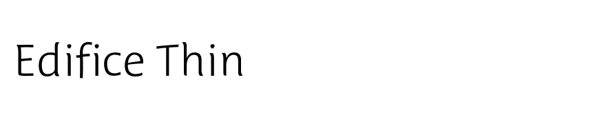 Edifice Thin