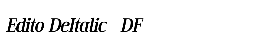 Edito DeItalic PDF
