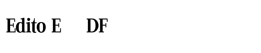 Edito E PDF