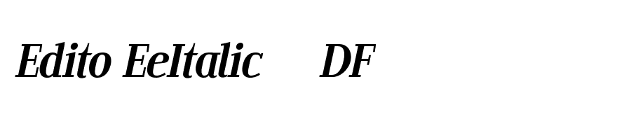 Edito EeItalic PDF