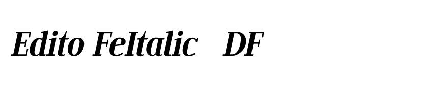Edito FeItalic PDF