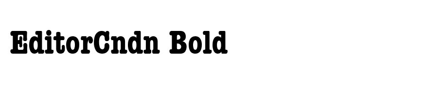 EditorCndn Bold
