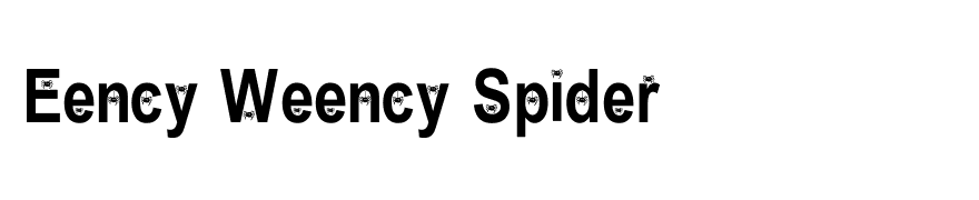 Eency Weency Spider