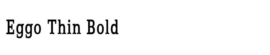 Eggo Thin Bold