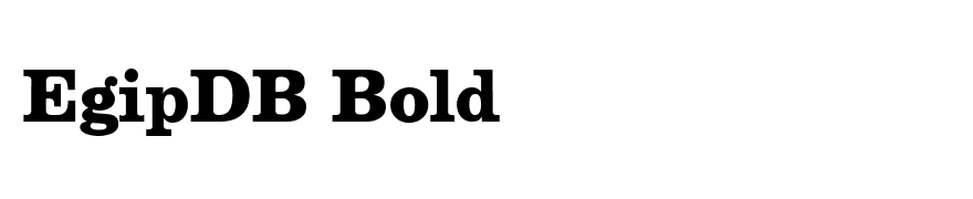 EgipDB Bold