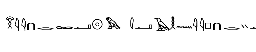 Egyptian Hieroglyphics