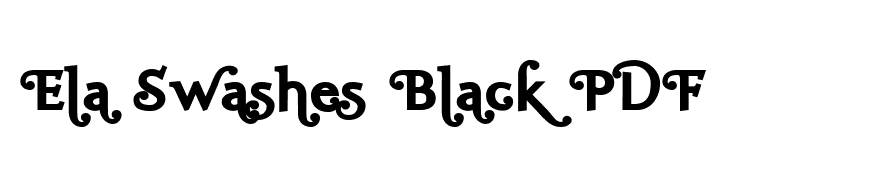 Ela Swashes Black PDF