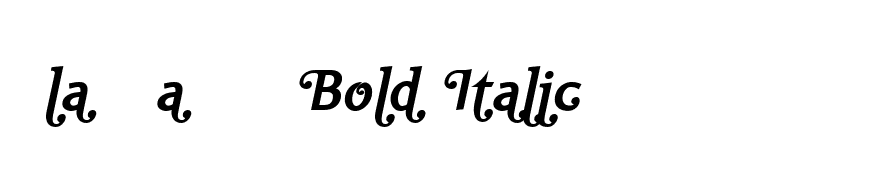 Ela Swashes Bold Italic PDF
