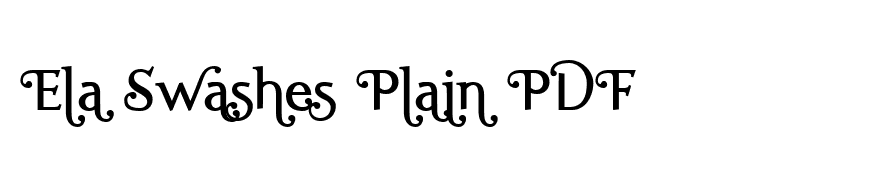 Ela Swashes Plain PDF