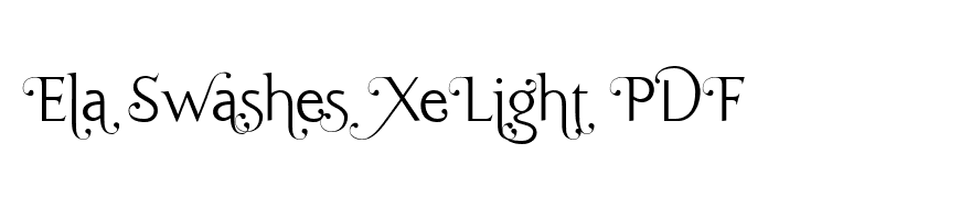 Ela Swashes XeLight PDF