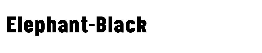 Elephant-Black