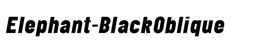 Elephant-BlackOblique