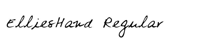 ElliesHand Regular
