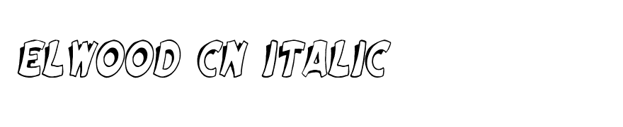 Elwood Cn Italic