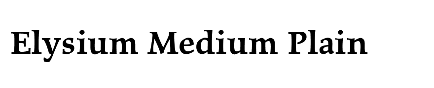 Elysium Medium Plain