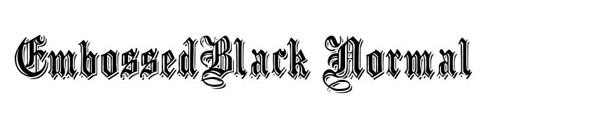 EmbossedBlack Normal