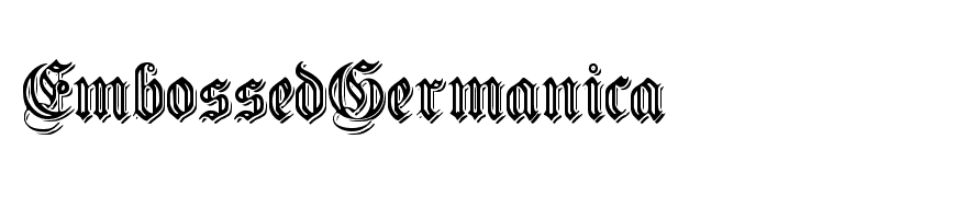 EmbossedGermanica