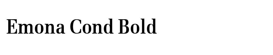 Emona Cond Bold