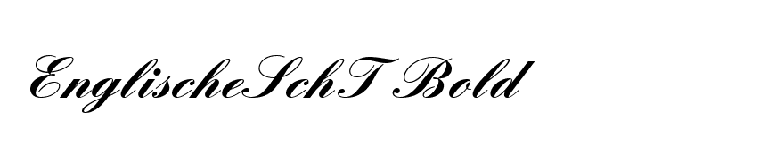 EnglischeSchT Bold