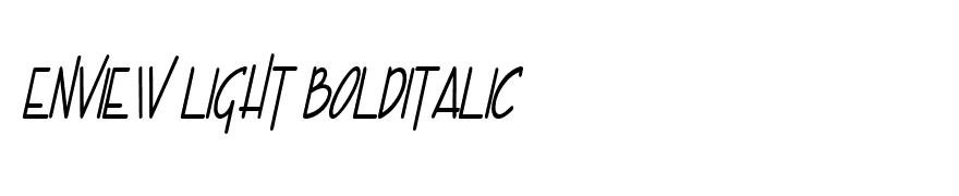 Enview Light BoldItalic