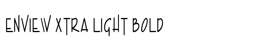 Enview Xtra Light Bold