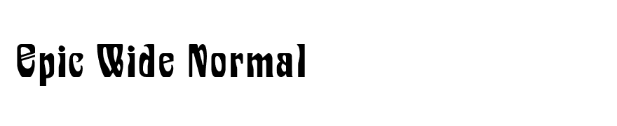 Epic Wide Normal
