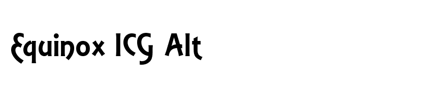 Equinox ICG Alt