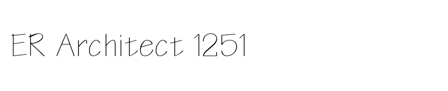 ER Architect 1251