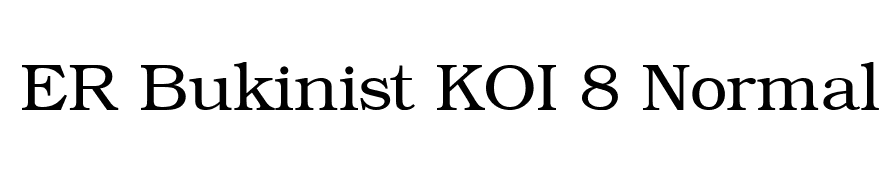 ER Bukinist KOI 8 Normal