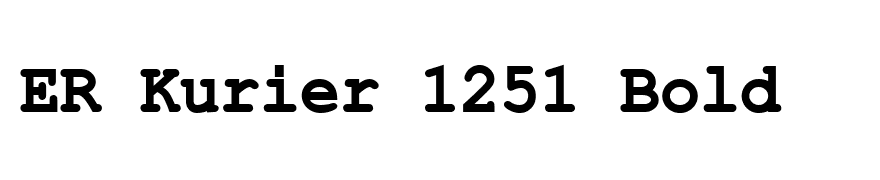 ER Kurier 1251 Bold