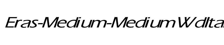 Eras-Medium-Medium Wd Italic