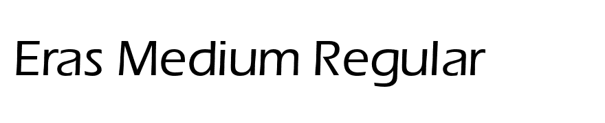 Eras Medium Regular