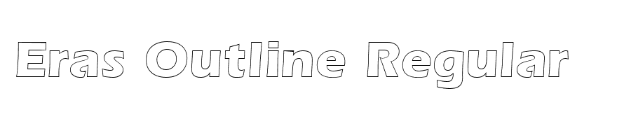 Eras Outline Regular