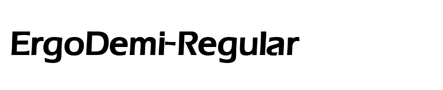 ErgoDemi-Regular