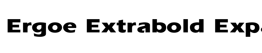 Ergoe Extrabold Expanded