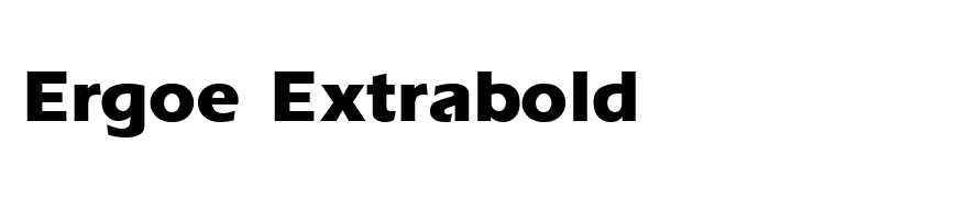 Ergoe Extrabold