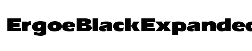 ErgoeBlackExpanded Regular