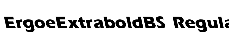 ErgoeExtraboldBS Regular