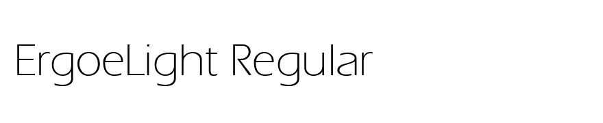 ErgoeLight Regular