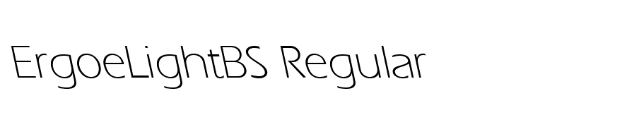 ErgoeLightBS Regular