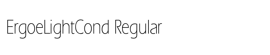 ErgoeLightCond Regular