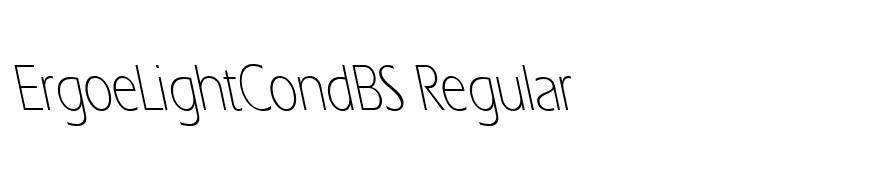 ErgoeLightCondBS Regular