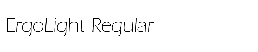 ErgoLight-Regular