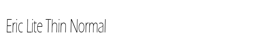 Eric Lite Thin Normal